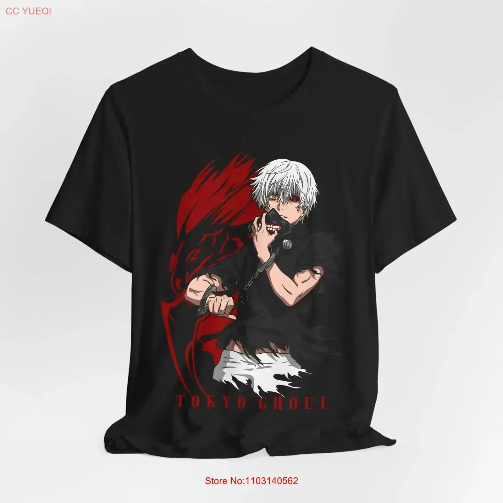 Anime Merchandise T-Shirts - Kaos Anime Tokyo Ghoul Merchandise Penggemar