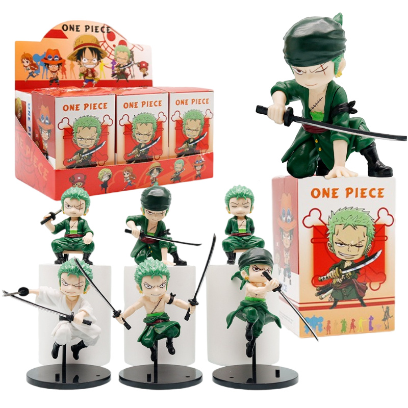 Zoro Anime Merchandise - Anime One Piece 6pcs/set Figurine Anime