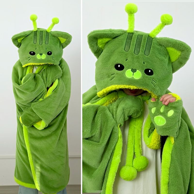 Anime Merchandise Hoodie - Hoodie Cape Merchandise Anime Gnarpy, Jubah