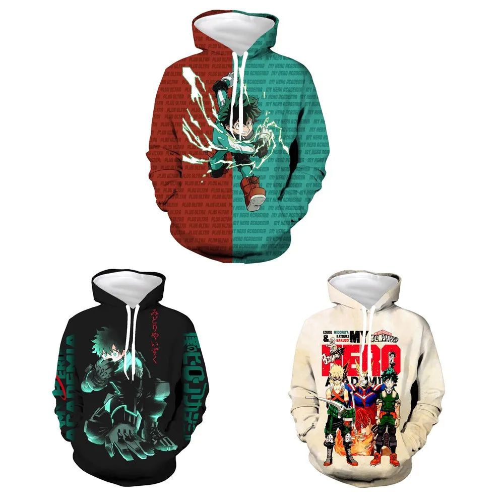 Anime Merchandise Hoodie - Setelan Bermain Peran Kaus Berkerudung Karakter
