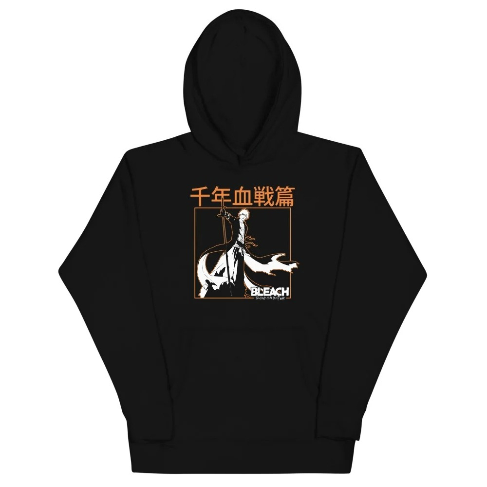 Anime Merchandise Hoodie - Hoodie Grafis BLEACH Kurosaki Ichigo Thousand-Year
