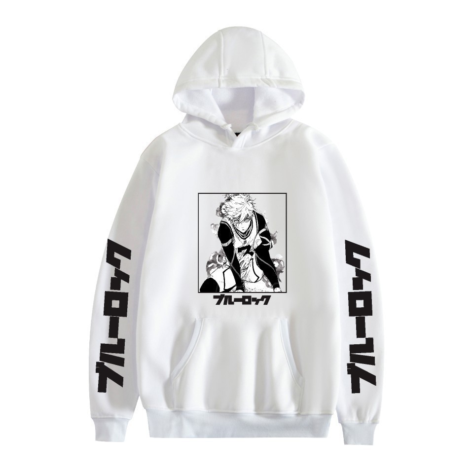 Hoodie Fleece Harajuku BLUE LO - Anime Merchandise Hoodie ulasan dan harga
