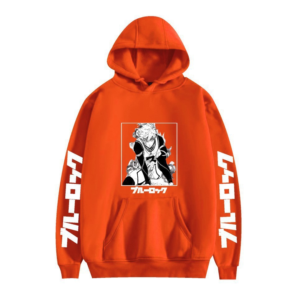 Hoodie Fleece Harajuku BLUE LO - Anime Merchandise Hoodie ulasan dan harga
