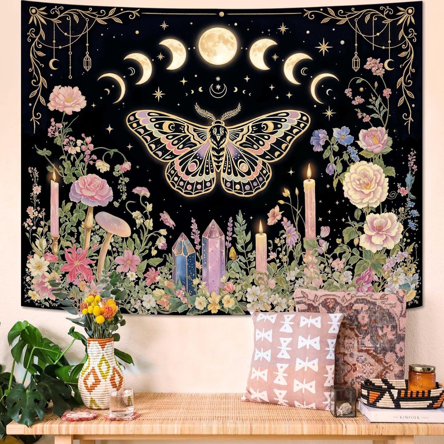 Permadani Kupu-kupu Hiasan Din - Wall Scroll Tapestry ulasan dan harga