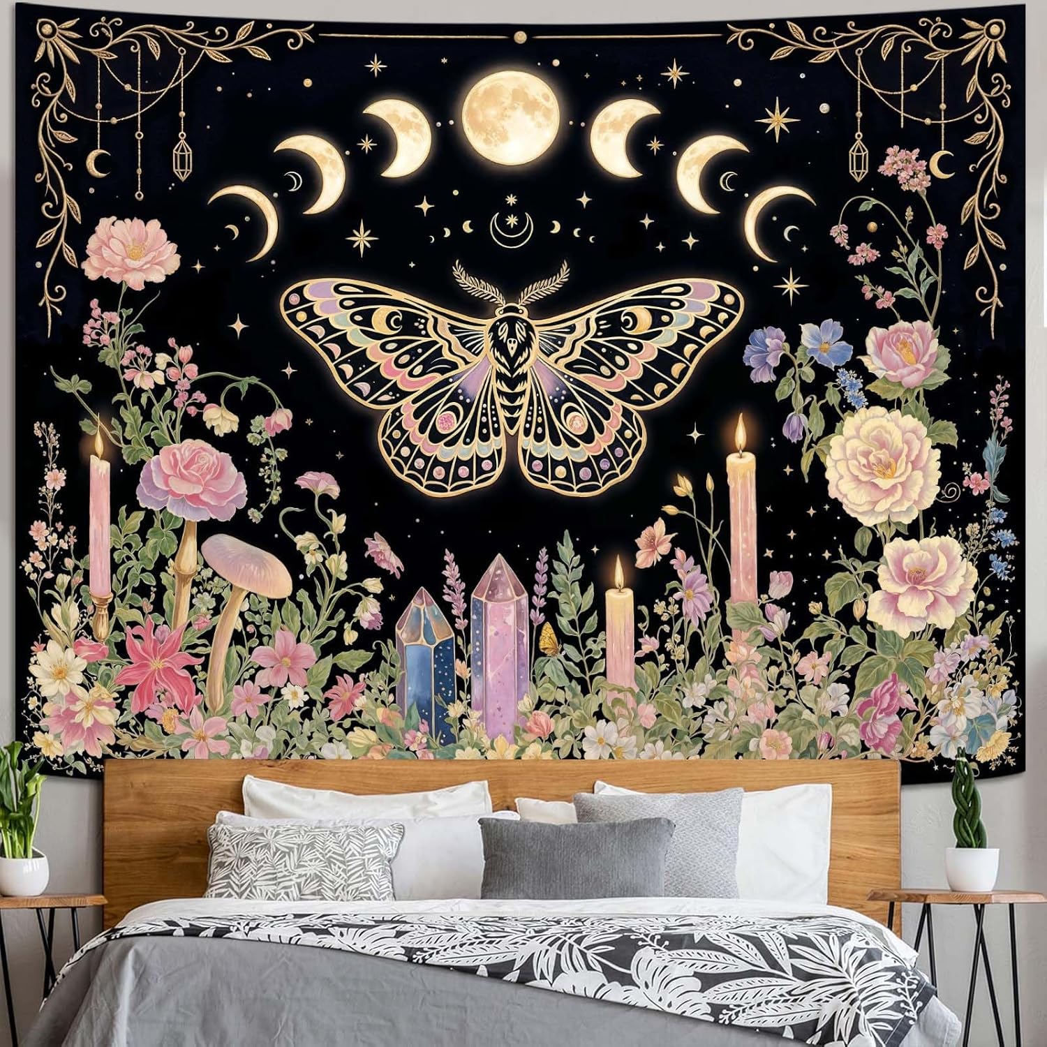 Permadani Kupu-kupu Hiasan Din - Wall Scroll Tapestry ulasan dan harga