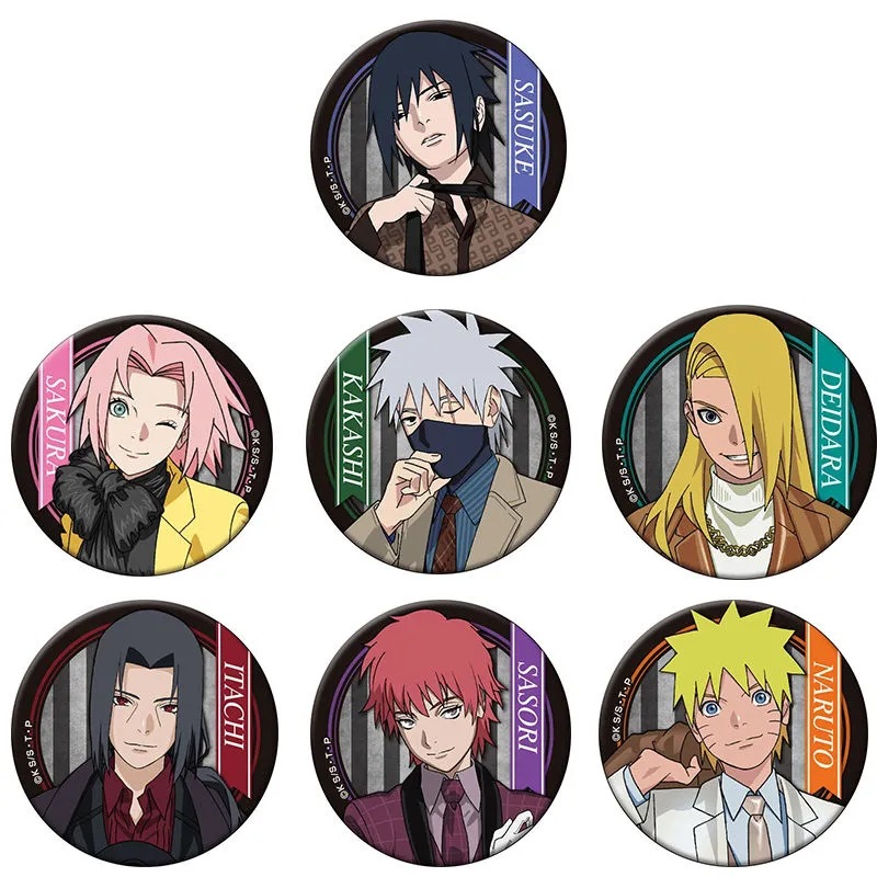 Set Pin Lencana Anime Naruto S - Anime Merchandise Ideas ulasan dan harga