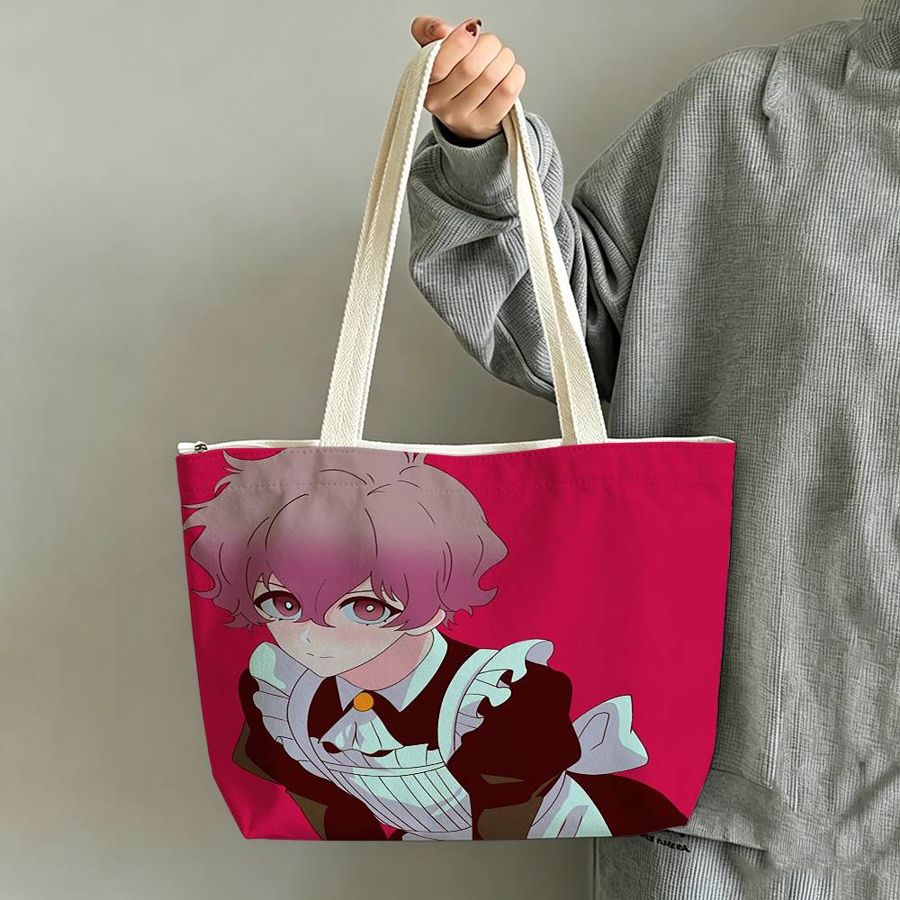 Tas Tote Kanvas Bermotif Anime - Anime Merch Shopping ulasan dan harga