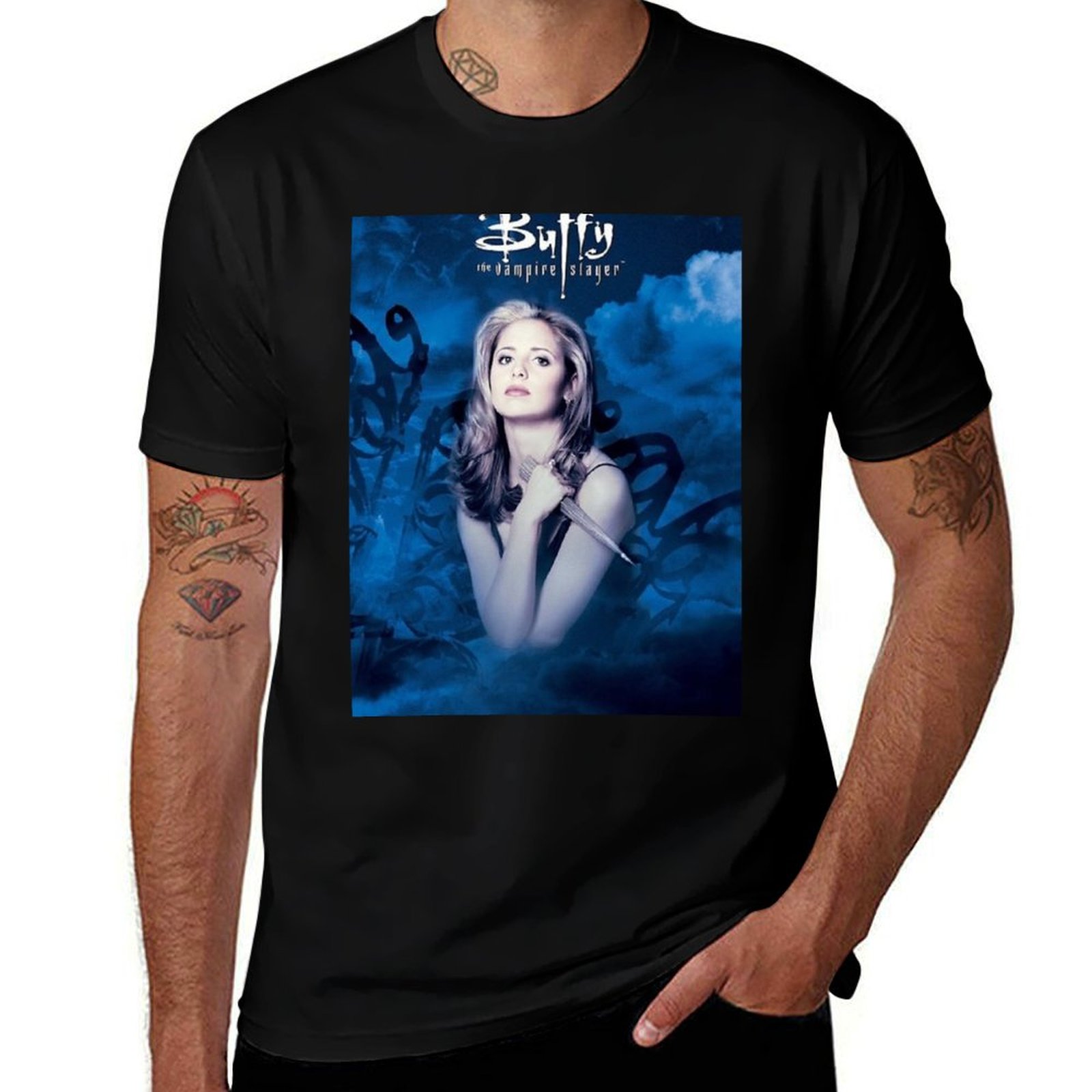 Buffy Merchandise T-Shirt kaos - Anime Merchandise T-Shirts ulasan dan harga