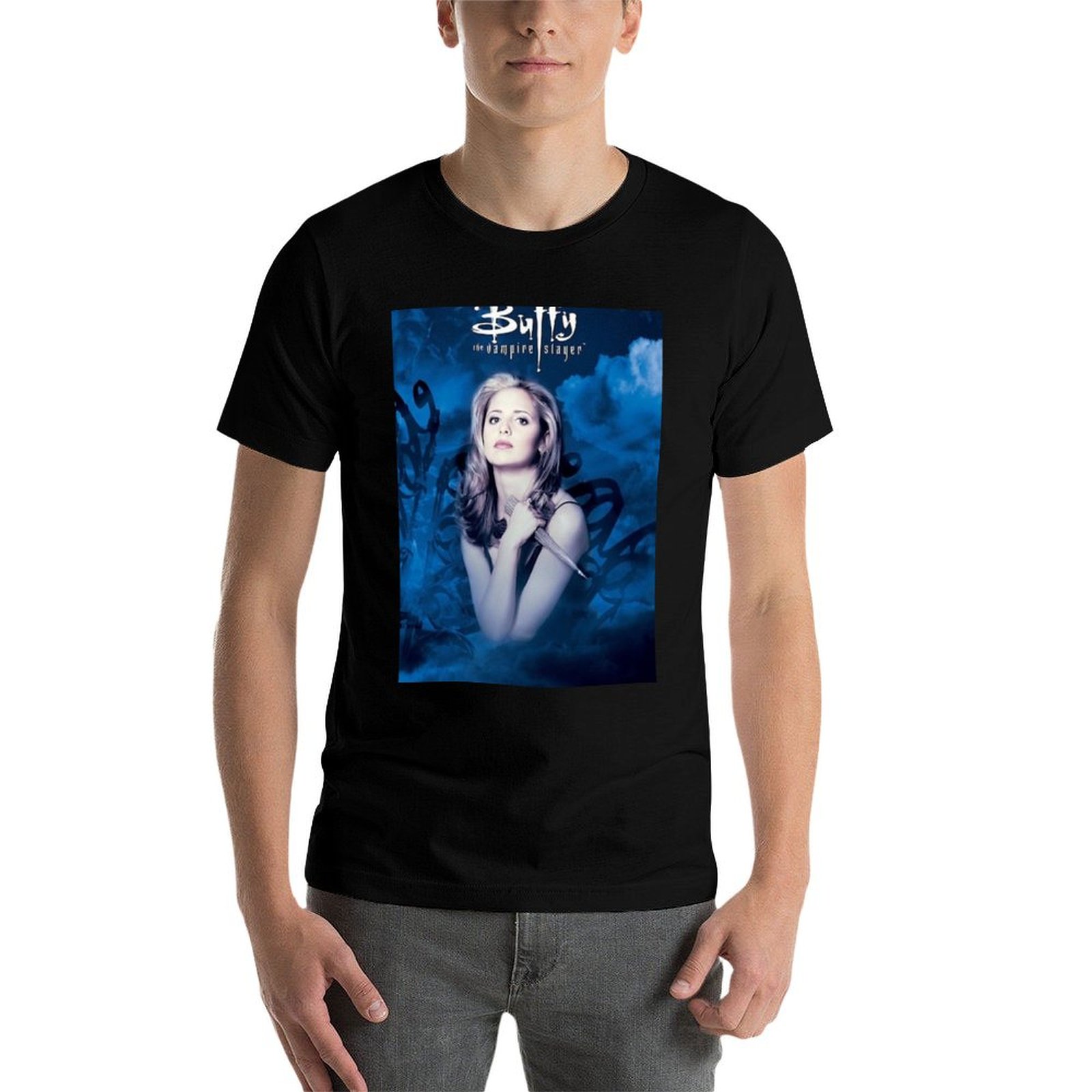 Buffy Merchandise T-Shirt kaos - Anime Merchandise T-Shirts ulasan dan harga