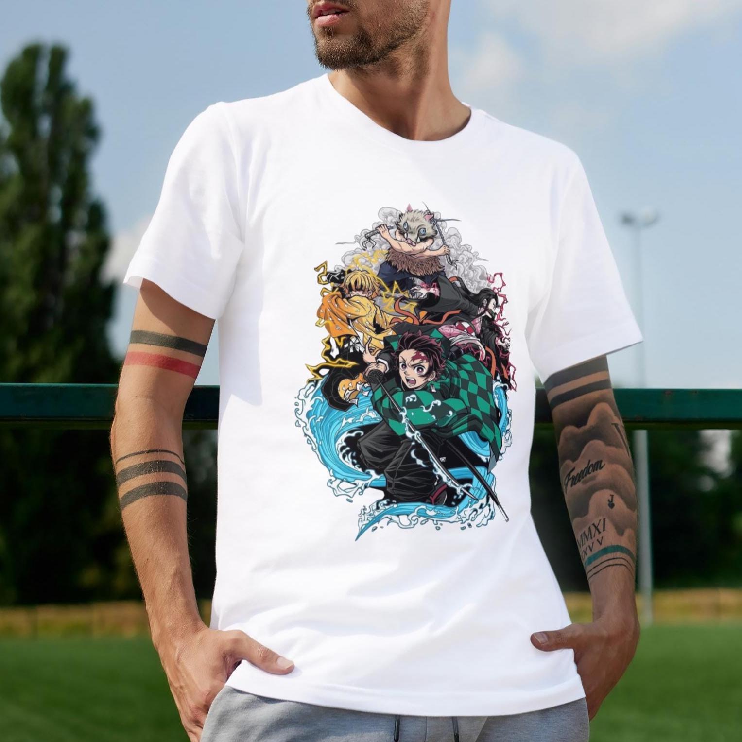 Kaos Anime 'Pembasmi Iblis' Ta - Anime Merch Shopping ulasan dan harga