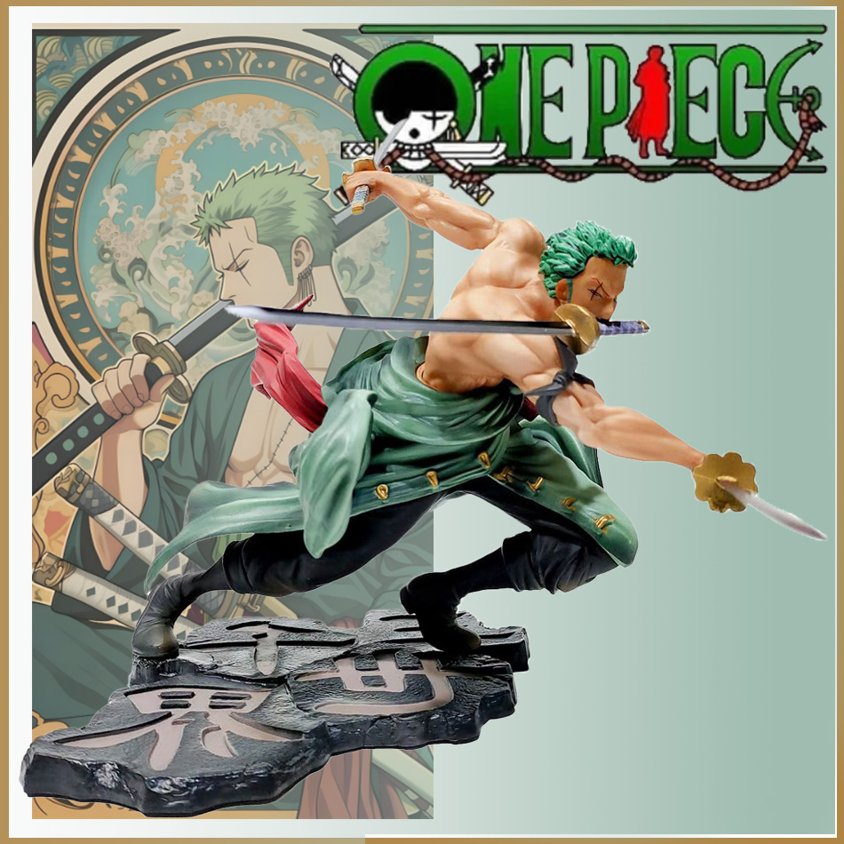 Figur One Piece Luffy 21cm Ror - Zoro Anime Merchandise ulasan dan harga