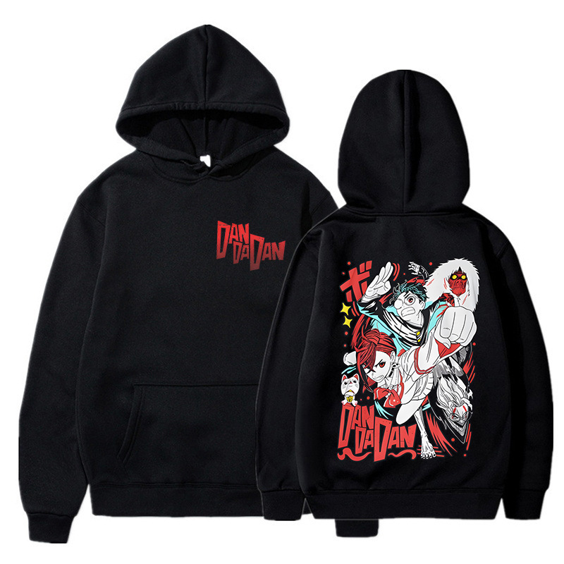 Hoodie Grafis Dandadan Ayase M - Anime Merch Shopping ulasan dan harga