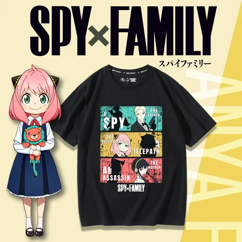 Kaos Cosplay Bertema Spy and F - Anime Merchandise T-Shirts ulasan dan harga