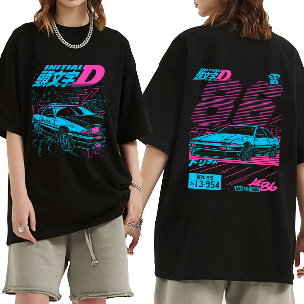 Kaos Anime Initial D Drift AE8 - Anime Merch Shopping ulasan dan harga