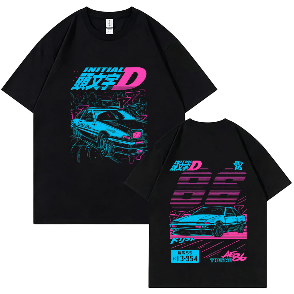 Kaos Anime Initial D Drift AE8 - Anime Merch Shopping ulasan dan harga