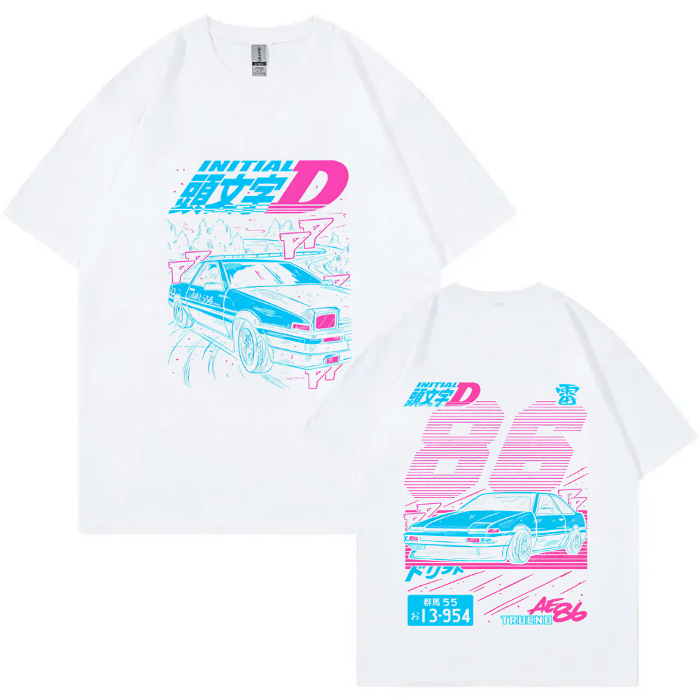 Kaos Anime Initial D Drift AE8 - Anime Merch Shopping ulasan dan harga