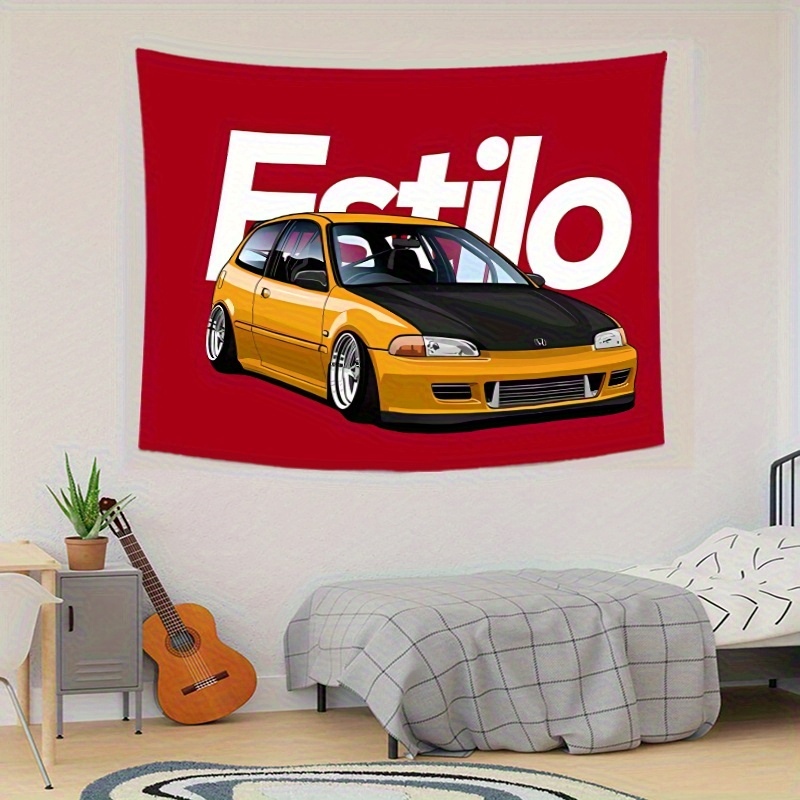 Permadani Otomotif Honda Civic - Wall Scroll Tapestry ulasan dan harga