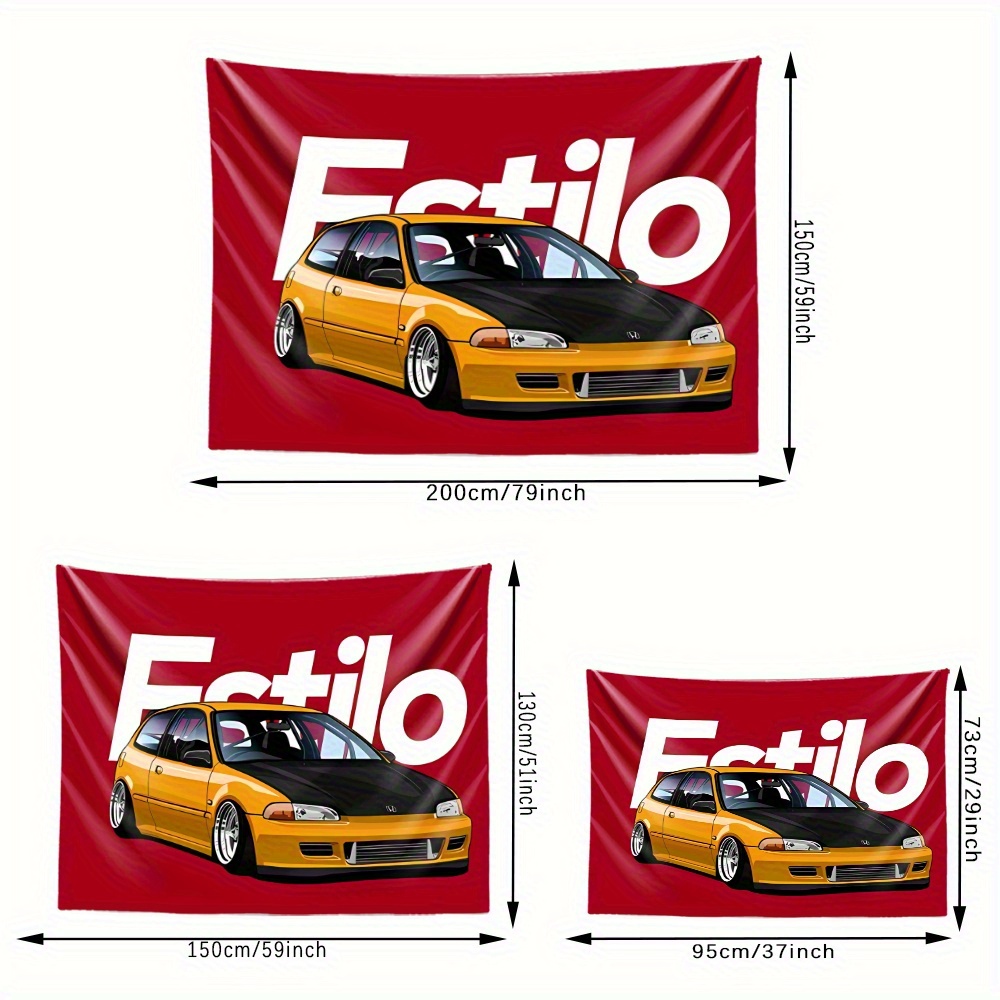 Permadani Otomotif Honda Civic - Wall Scroll Tapestry ulasan dan harga