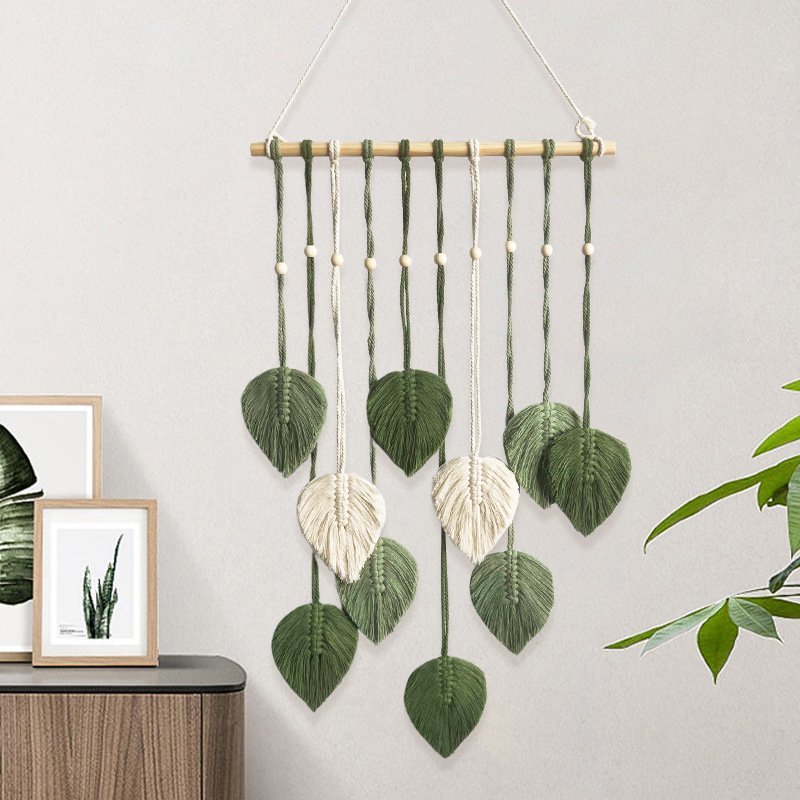 Tenun Permadani Daun Buatan Ta - Wall Scroll Tapestry ulasan dan harga